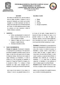 INFORME DE LABORATORIO PRINCIPIO DE ARQUIMEDES