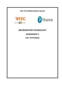 ASSIGNMENT 2 NETWORKING BTEC_FPT