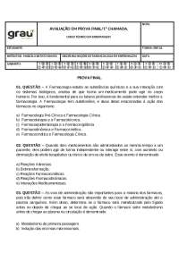 noções de farmacologia para ensino médio  curso técnico em enfermagem