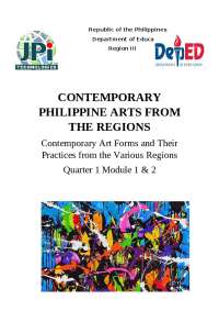 Contemporary Arts From Philippines Region