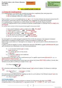 syntaxe générative, aspects