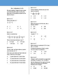 Exam mathematic grade 08