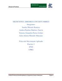 Practica 1 Errores de medicion