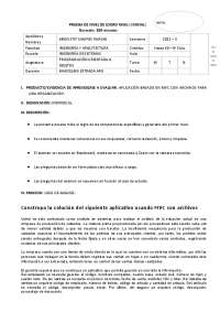 Chamba especialista ...