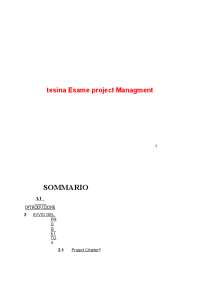 tesina Esame project Managment