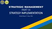 Strategic Management Activity