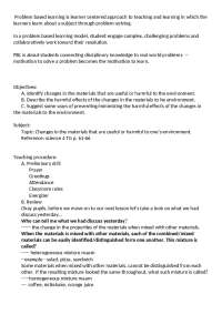 Problem-based learning