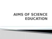 Aims of science education