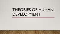 Theories of Human Development and Learning
