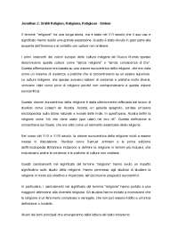 Jonathan Z. Smith Religion, Religions, Religious SINTESI ITA