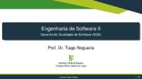 Garantia e Qualidade de Software