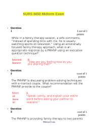 NURS 6650 Midterm Exam