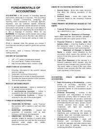 summary of basic accounting 1