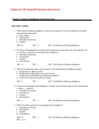 Theories of Intelligence and the Binet Scales