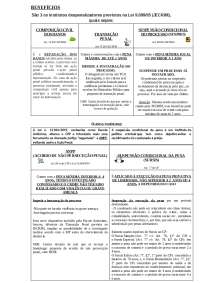 Benefícios despenalizadores