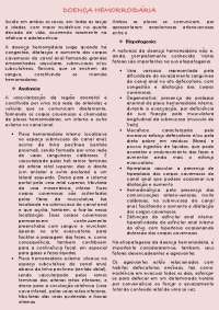 Resumo de hemorroidas