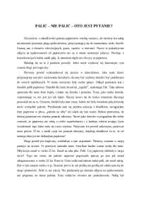 Szkodliwość palenia dla mnie
