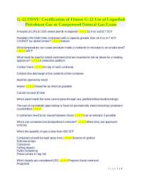 G-22 FDNY/ Certification of Fitness G-22 Use of Liquefied Petroleum Gas or Compressed Natu