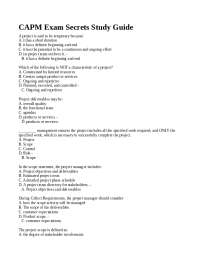 Capital Asset Pricing Model (CAPM) Exam Secrets Study Guide