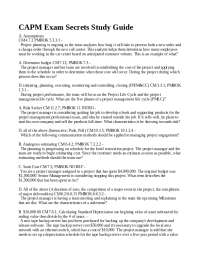 Capital Asset Pricing Model (CAPM) Exam Secrets Study Guide