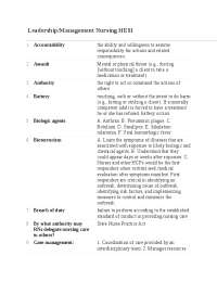 Leadership/Management Nursing HESI