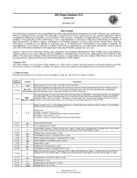AISC Table in SI units