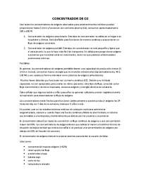 Oximetría de pulso y concentrador de oxigeno