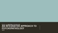 Integrative approach
