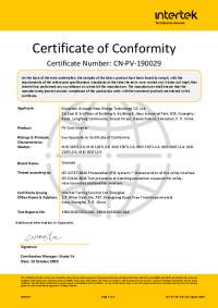 Certificados inversores