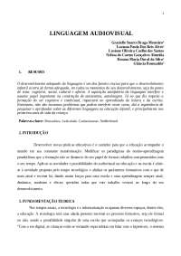 LINGUAGEM AUDIOVISUAL