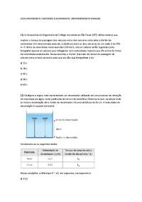 Listade exercícios movimento uniforme e uniformemente variado