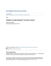 review of the city in history