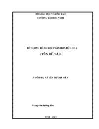 gợi ý đề cương đồ án