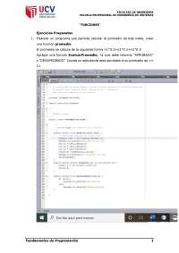 Ejercicios de Programación Fundamentales