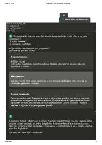 Avaliação Final (Discursiva) -Citologia