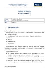Banco de Dados Uninter