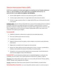 Derecho Internacional Publico (DIP)