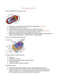 appunti di biologia e anatomia utilizzati per prepararsi al tolc f