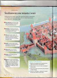 Średniowieczne miasta i wsie - różnice w zabudowie i funkcjach