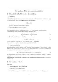 MQ- FORMALISMO STATI, OPERATORI, MISURE - ZWIRNER UNIPD