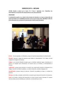 Elementos del proceso de comunicación en una clase presencial