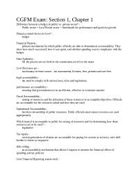 Public vs. Private Sector Budgeting and Financial Reporting