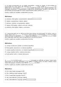 Exercícios de Programação Orientada a Objetos e Banco de Dados em Python