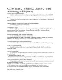 Fund Accounting and Reporting for State and Local Governments