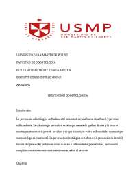 prevención odontológica