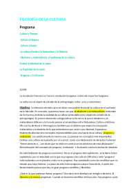 Filosofía de la cultura. Liria