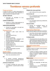 Trombose Venosa Profunda: Fisiopatologia, Fatores de Risco, Diagnóstico e Tratamento