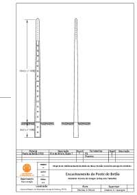 Desenho e Esquema de Posto de Transformação