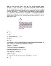 Ejercicio 8-89, transferencia de calor y masa