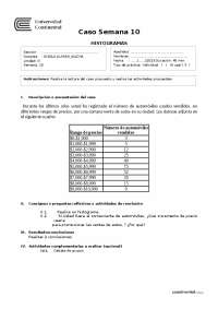 Análisis de Datos con Histogramas: Caso de Estudio de Ventas de Automóviles Usados
